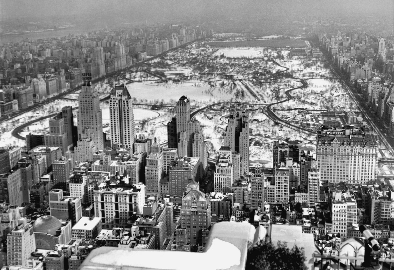 Midtown A Central Park Pohled od Unbekannt Unbekannt