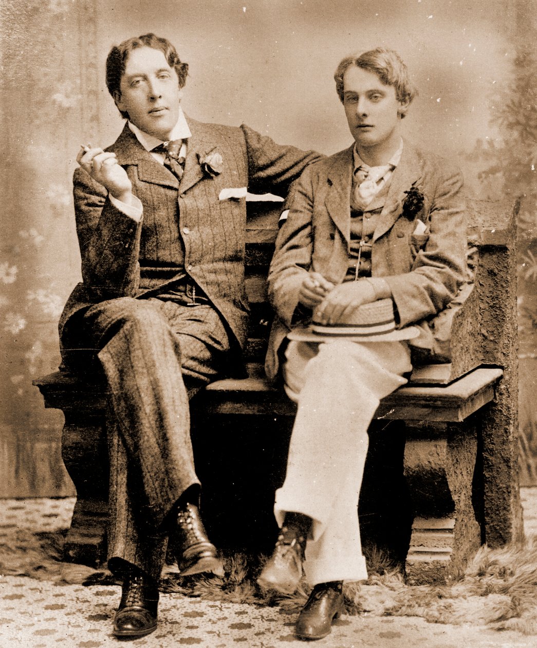 Oscar Wilde a Lord Alfred Douglas, 1894 od Unbekannt Unbekannt