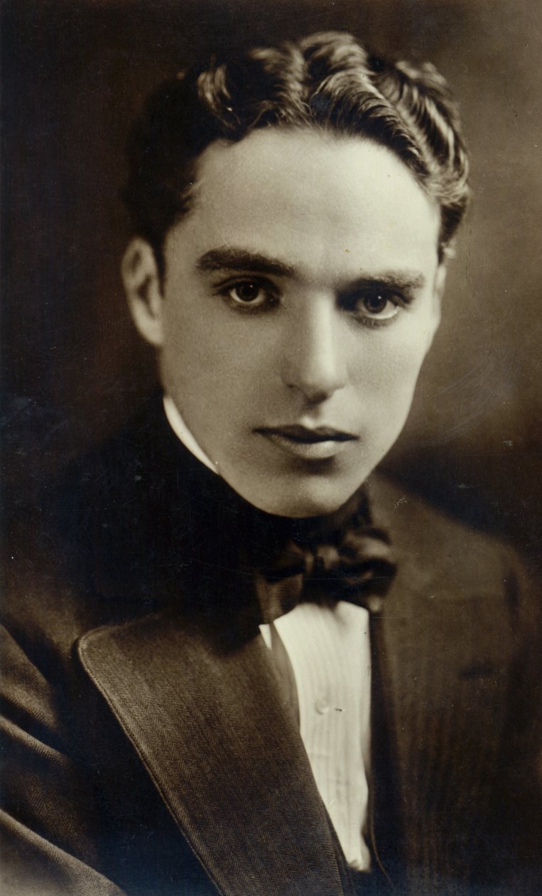 Portrét Charlieho Chaplina, c. 1918 od Unbekannt Unbekannt
