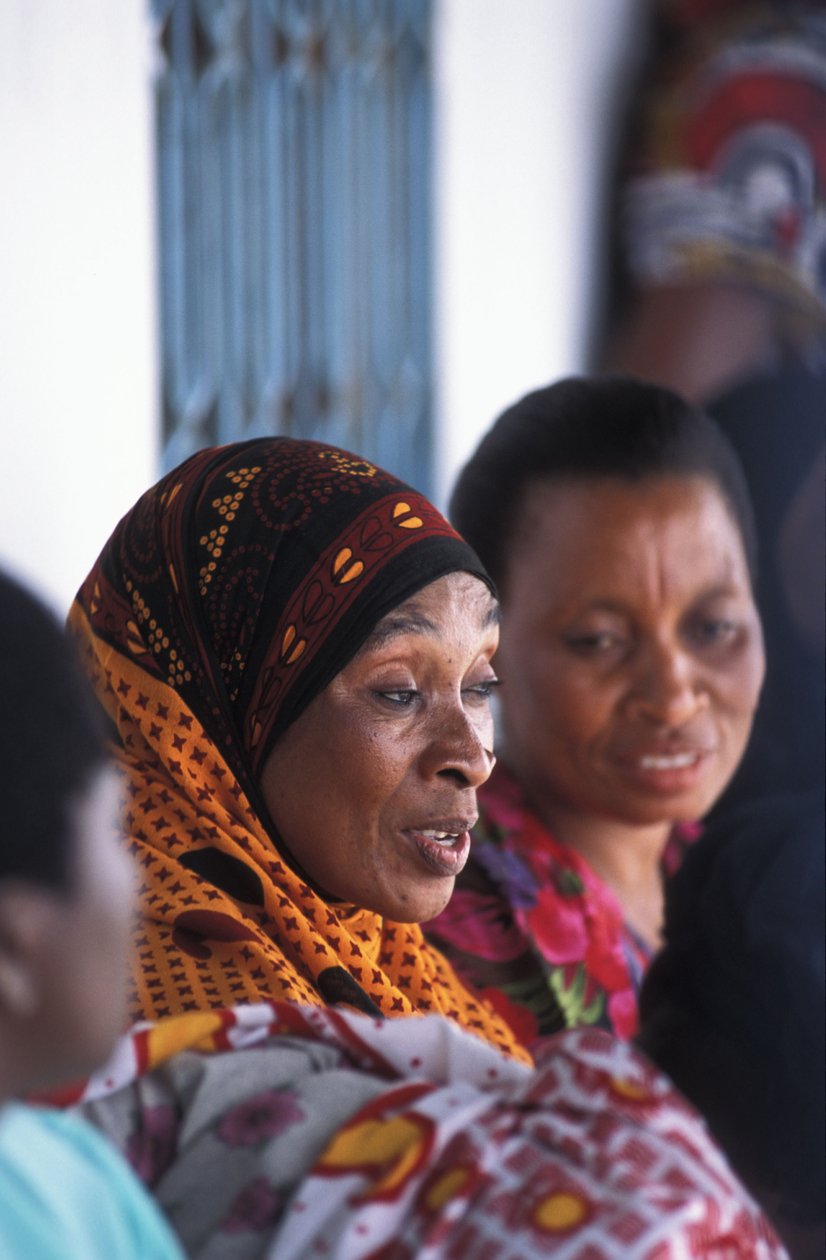 Portrét venkovských žen. Tanzanie, Afrika. 20. prosince 2002. od Unbekannt Unbekannt
