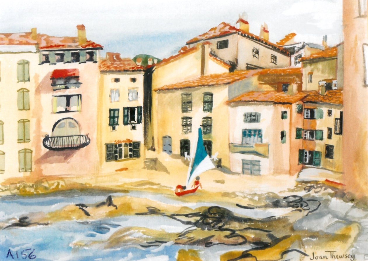 Saint-Tropez, záliv, od Unbekannt Unbekannt
