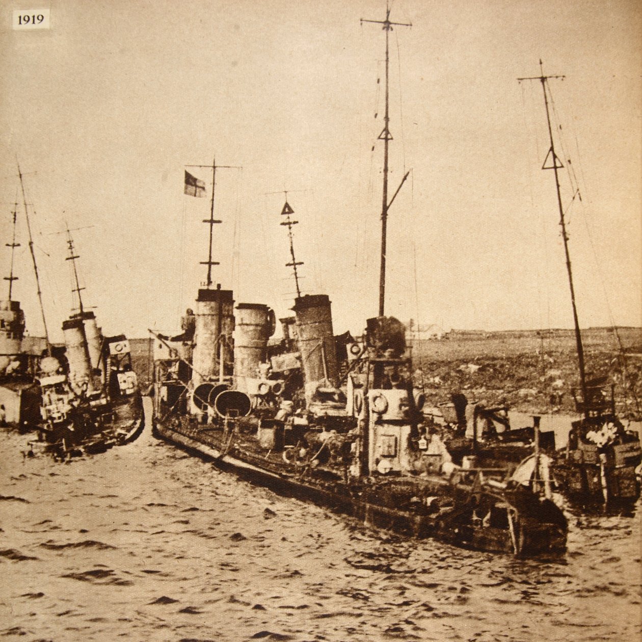 Potopení německé flotily, Scapa Flow, 1919 od Unbekannt Unbekannt