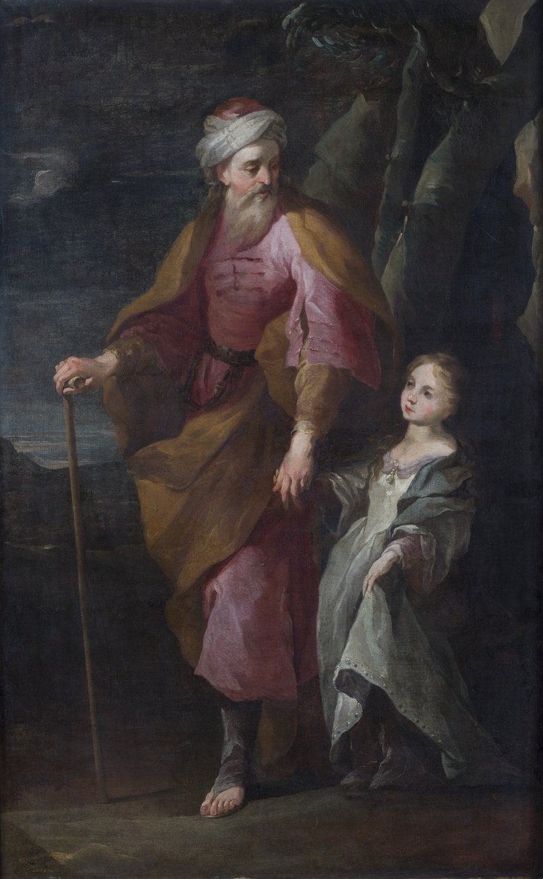 Svatý Joachim a Panna Maria od Unbekannt Unbekannt