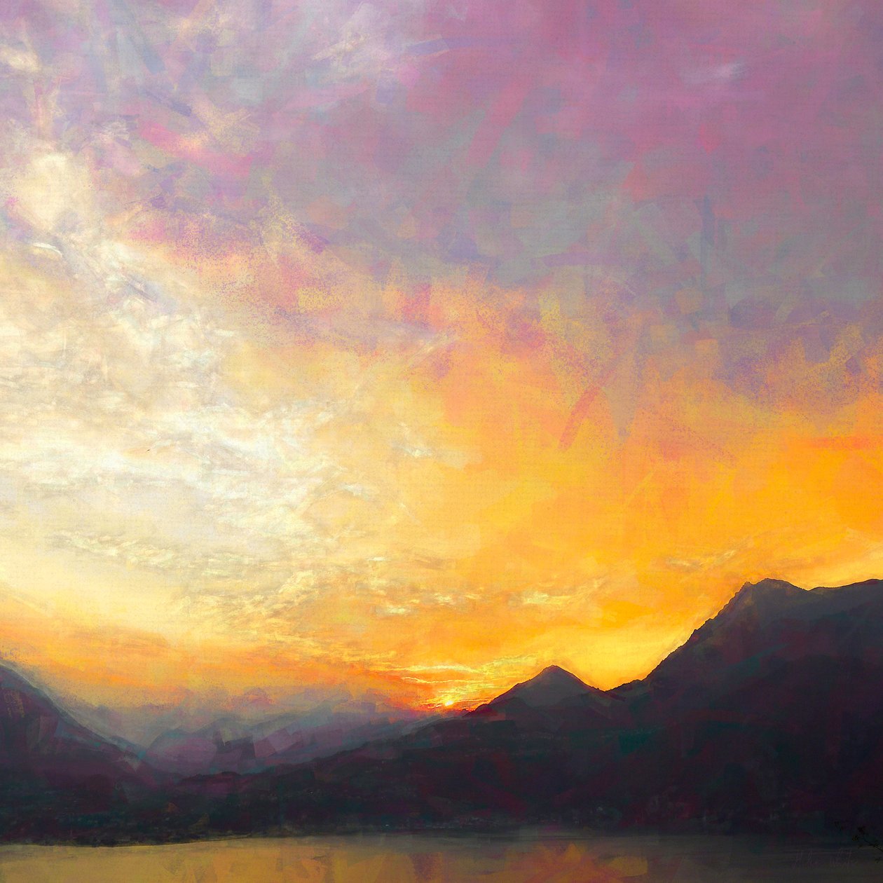 Sunset Sailing, 2018, od Unbekannt Unbekannt