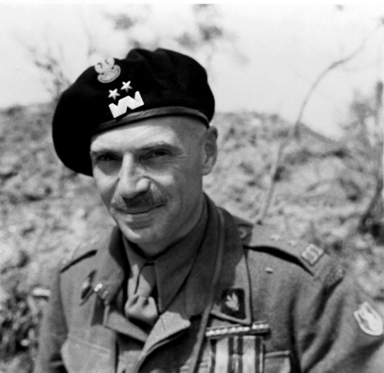 Bitva o Cassino: Generál Wladyslaw Anders, duben 1944 od Unbekannt Unbekannt