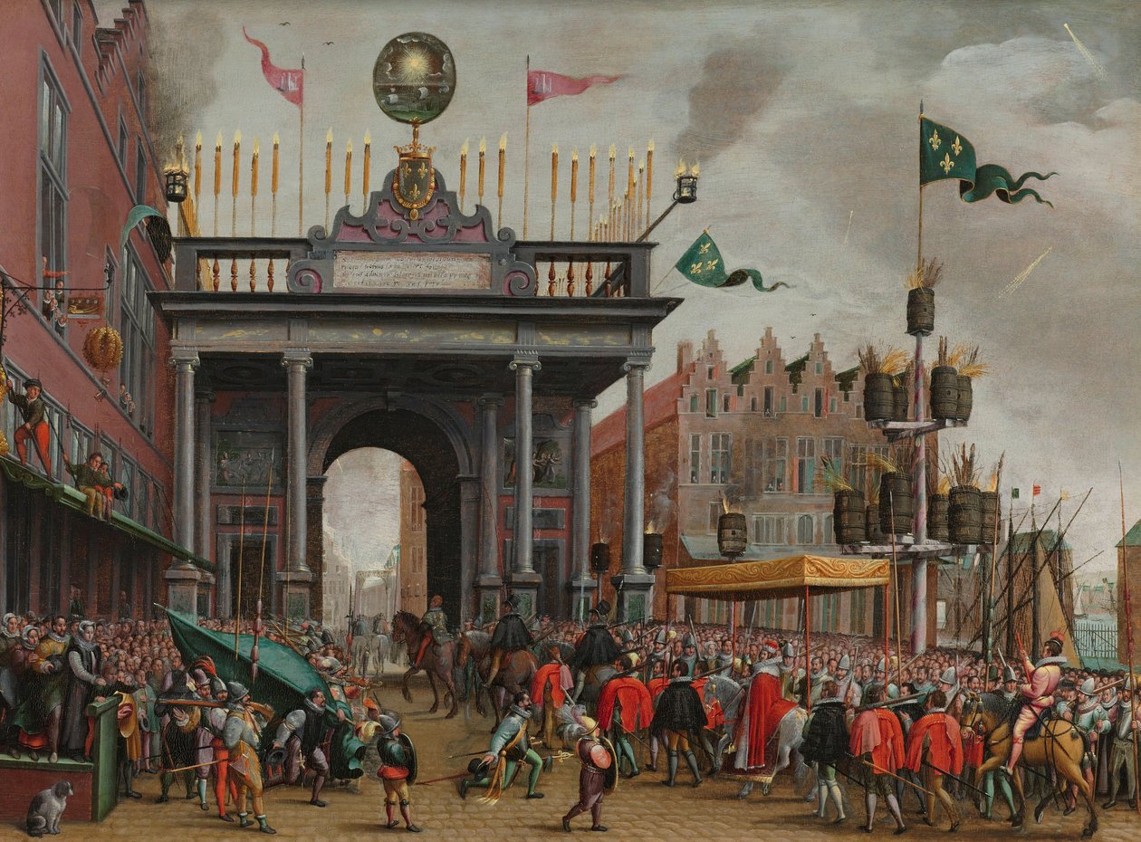 Radostný vstup vévody z Anjou, 1582-1600 od Unbekannt Unbekannt