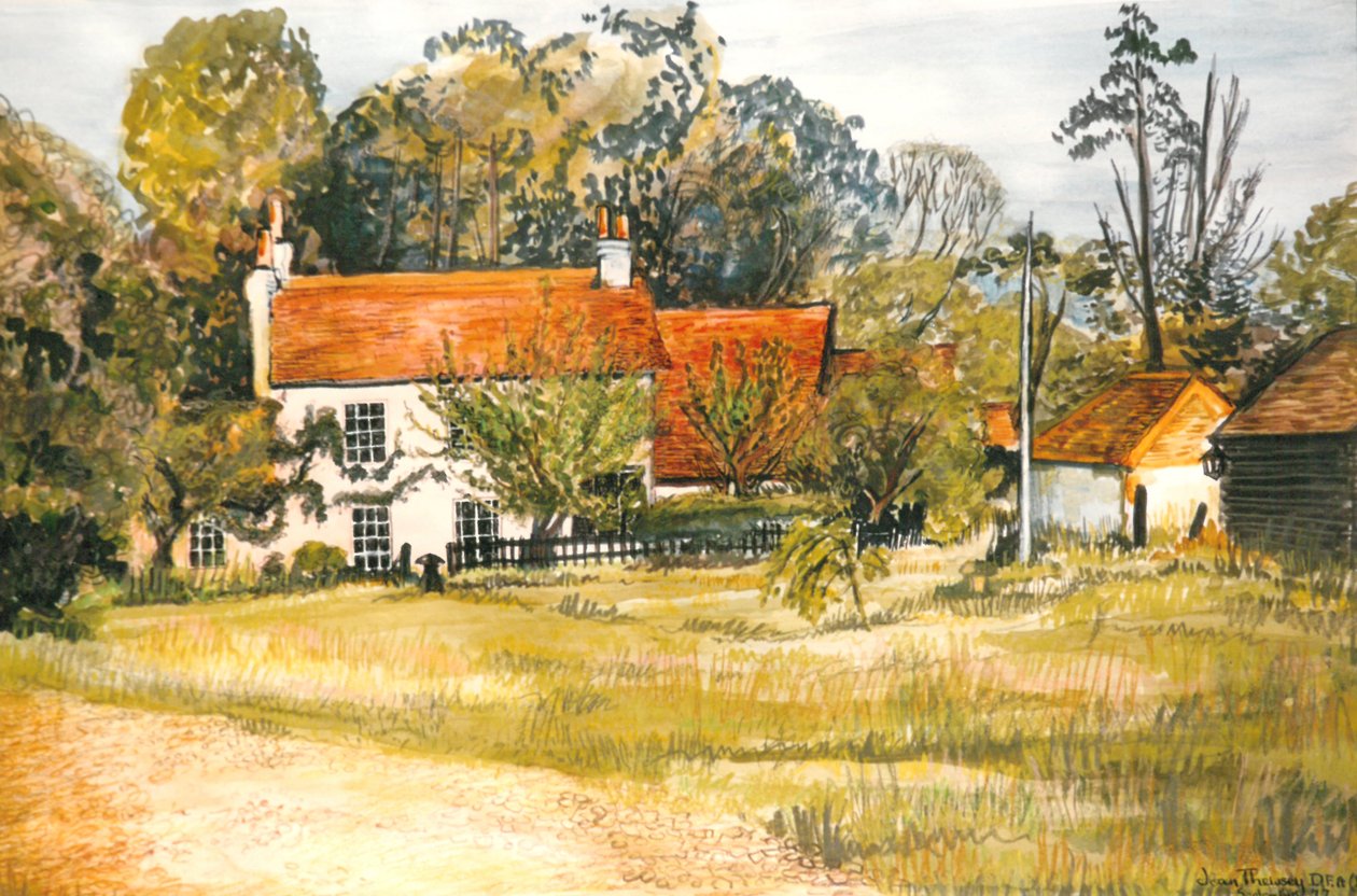 Růžová chaloupka, Hedgerley Green, od Unbekannt Unbekannt