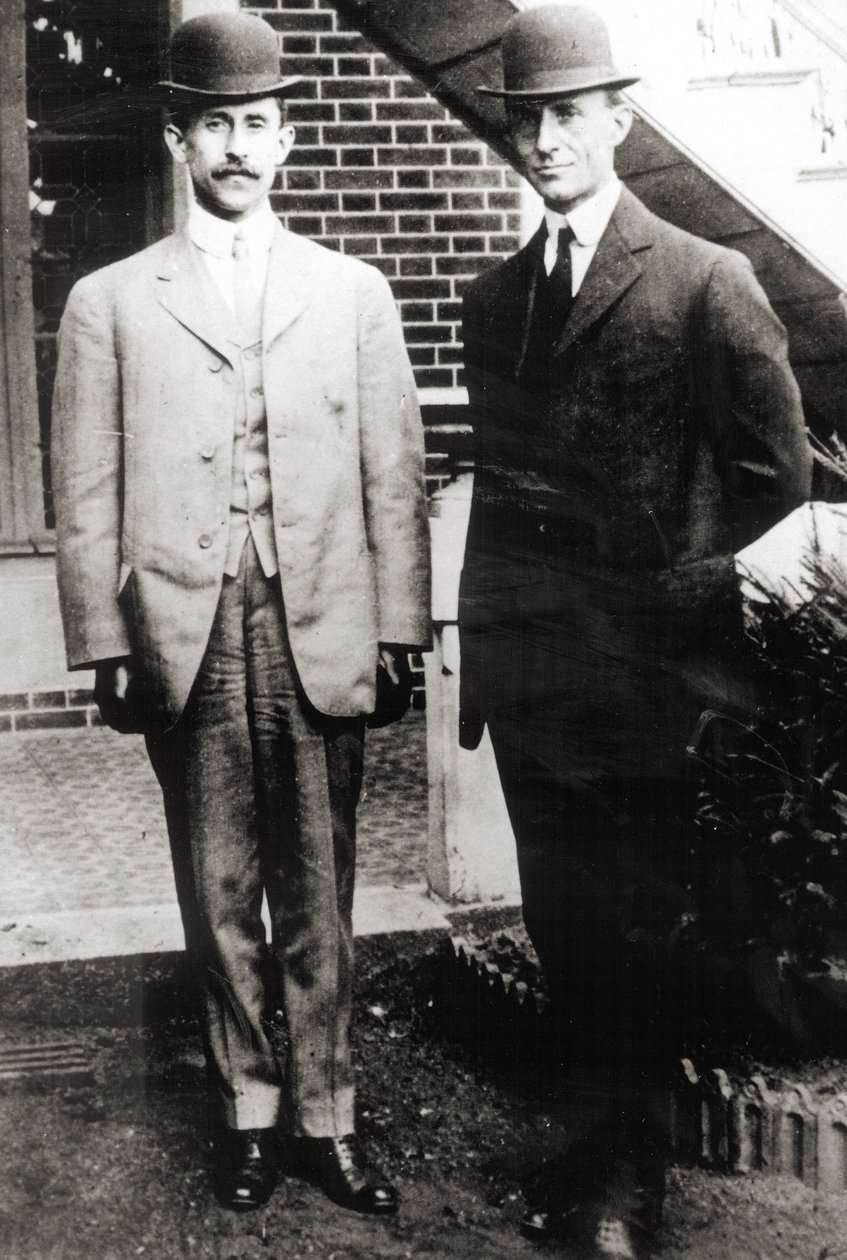 Bratři Wrightové, Orville a Wilbur Wrightové, 1909 od Unbekannt Unbekannt