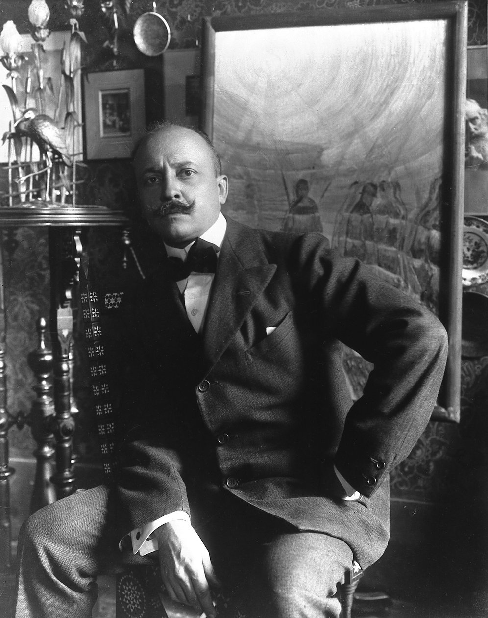 Spisovatel Filippo Tommaso Marinetti od Unbekannt Unbekannt