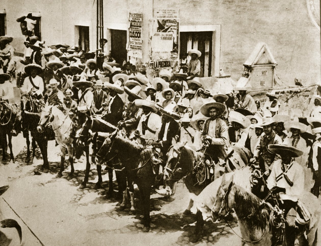 Zapata a jeho muži, 1910 od Unbekannt Unbekannt