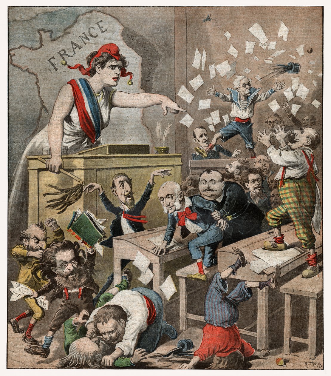 volby v roce 1898 od Unbekannter Künstler