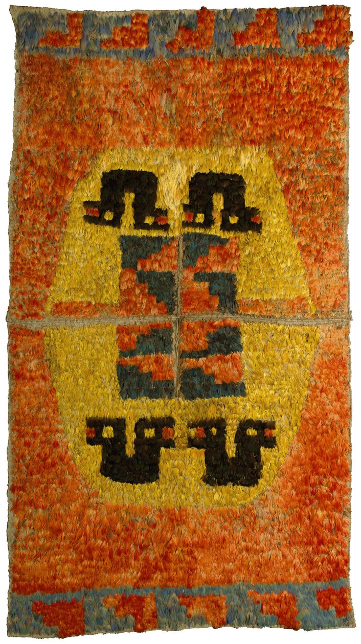 Péřová tunika Nazca-Huari, c. 700-1100 od Unbekannt
