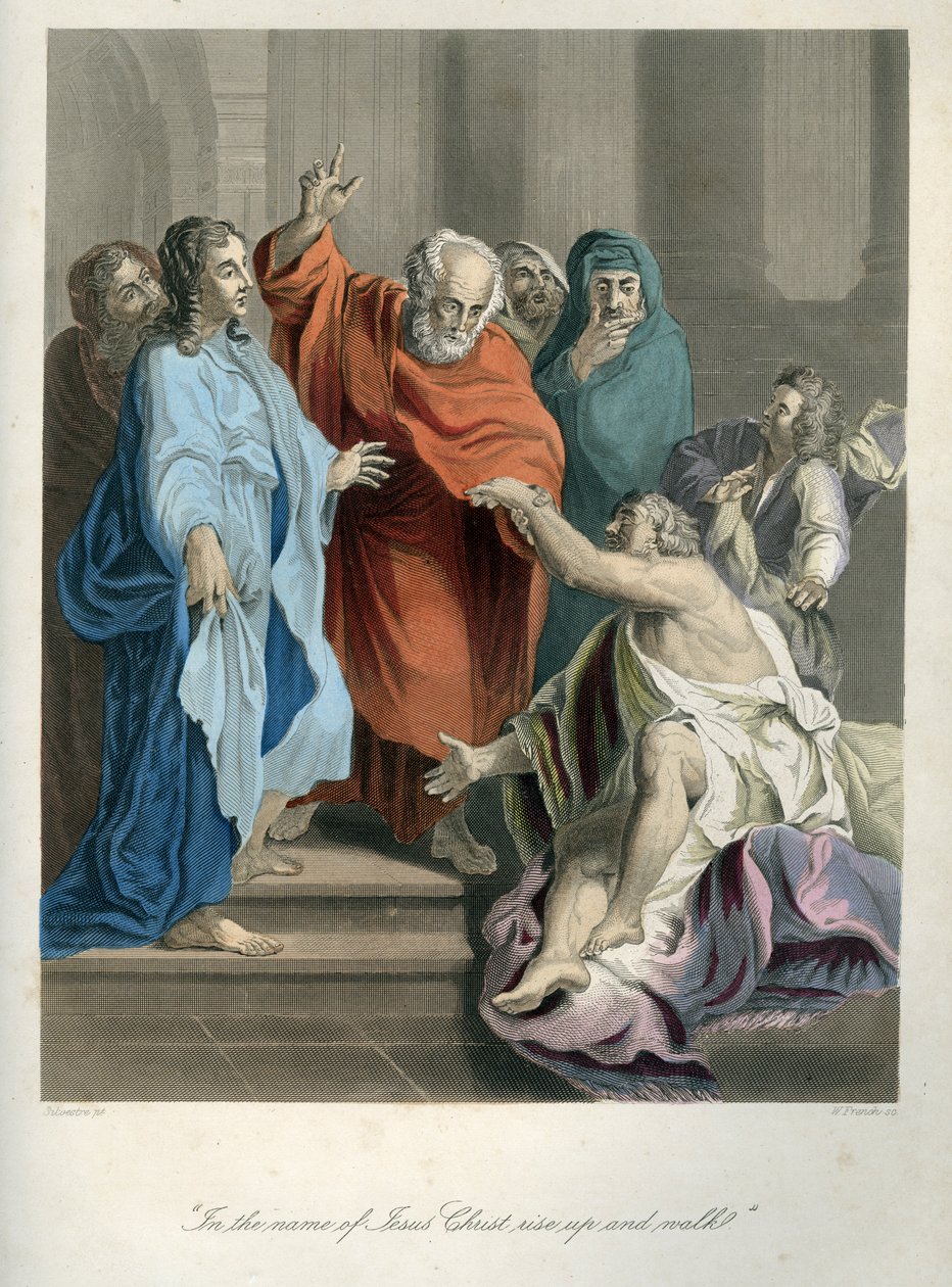 Skutky Petrovy a Janovy - Bible, Nový zákon od Unbekannter Künstler