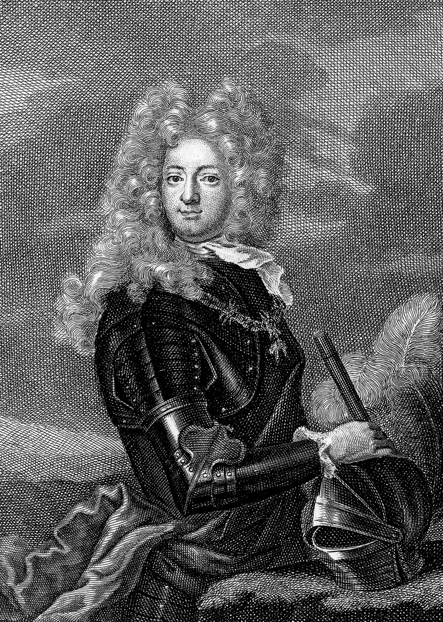 Adrien Maurice hrabě z Ayen 1678-1766 , 3. vévoda z Noailles (rytina) od Unbekannter Künstler