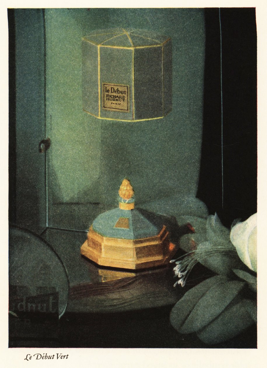 Reklama na parfém Richard Hudnut, Parfum Le Debut Vert od Unbekannter Künstler