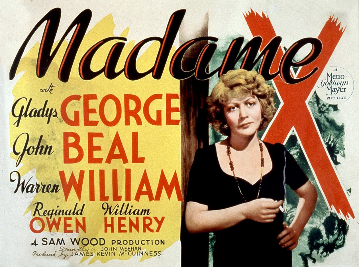 Filmový plakát Madame X SamWood z roku 1947 od Unbekannt