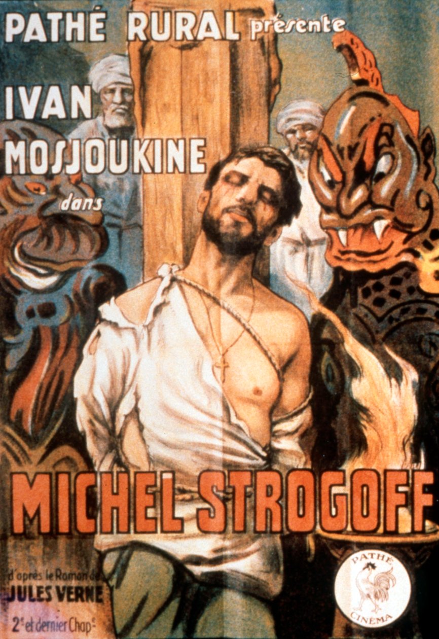 Michel Strogoff filmový plakát Viktora Tourjanského 1926 kredit: Rue des Archives/RDA od Unbekannt