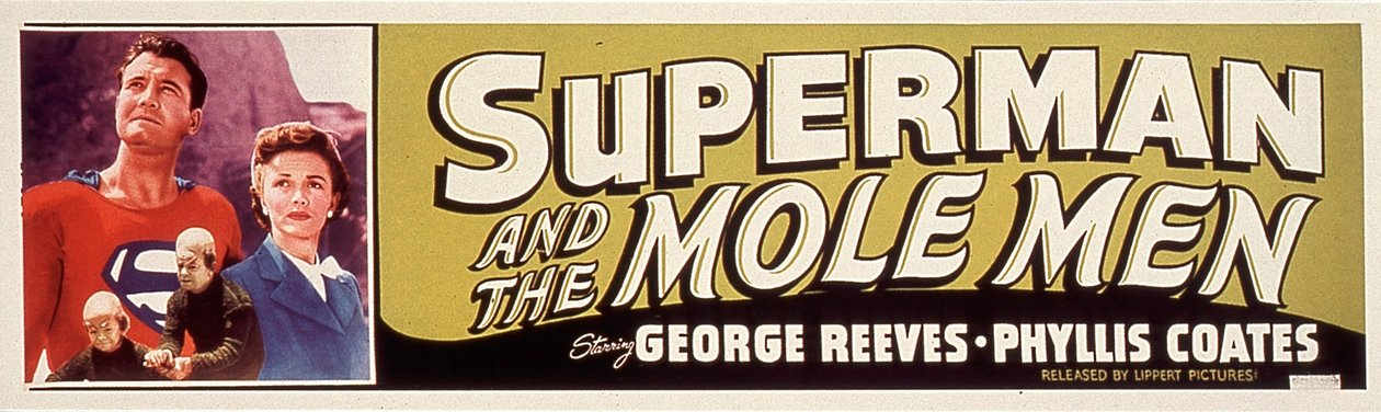 Filmový plakát SUPERMAN AND THE MOLE MEN režírovaný LeeSholem s Phyllis Coates, George Reeves 1951 od Unbekannt