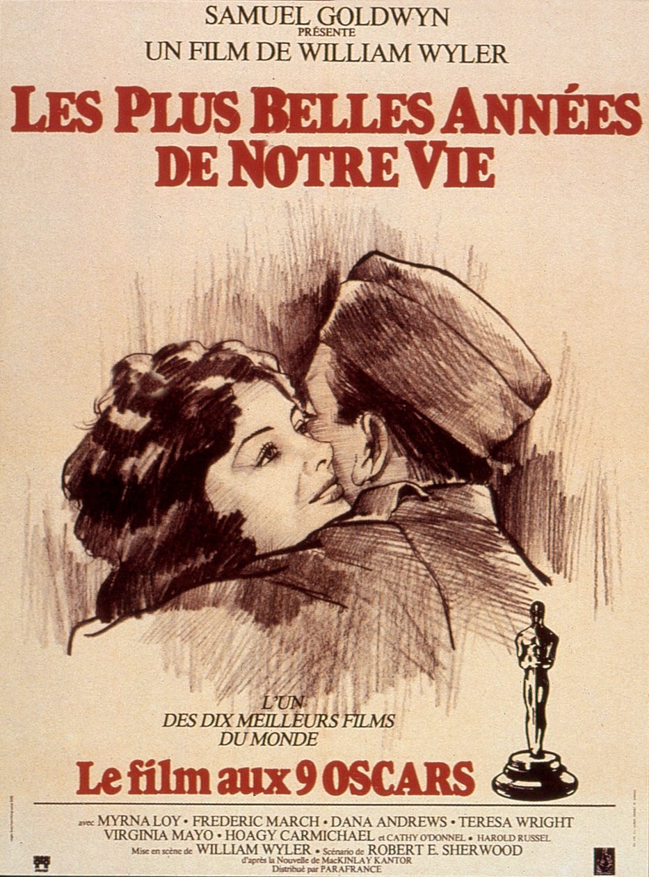 Affiche du film Nejlepší léta našeho života od Williama Wylera 1946 od Unbekannt