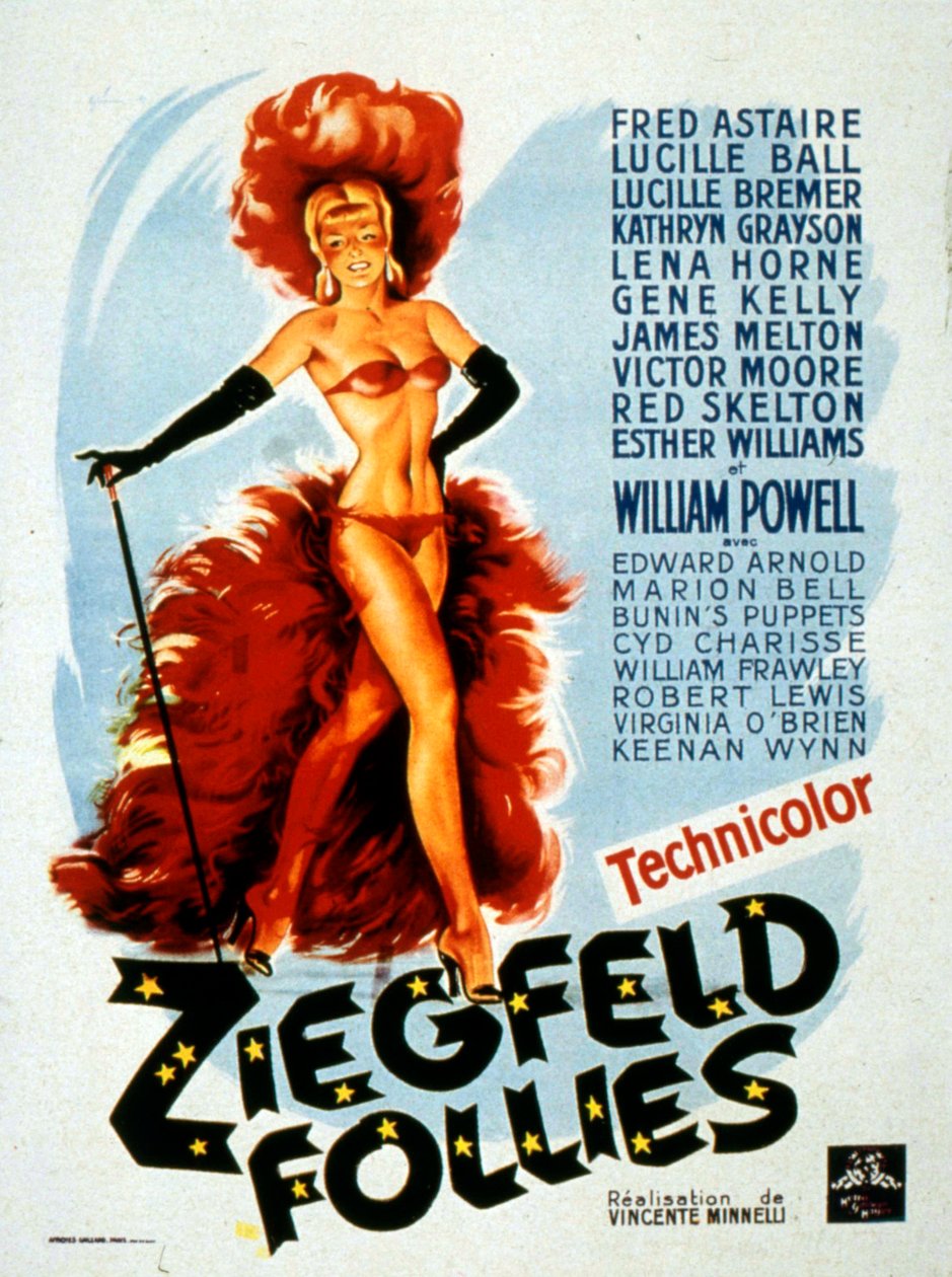 Plakát k filmu ZIEGFELD FOLLIES v režii Lemuela Ayerse s Lucille Ball od Unbekannt