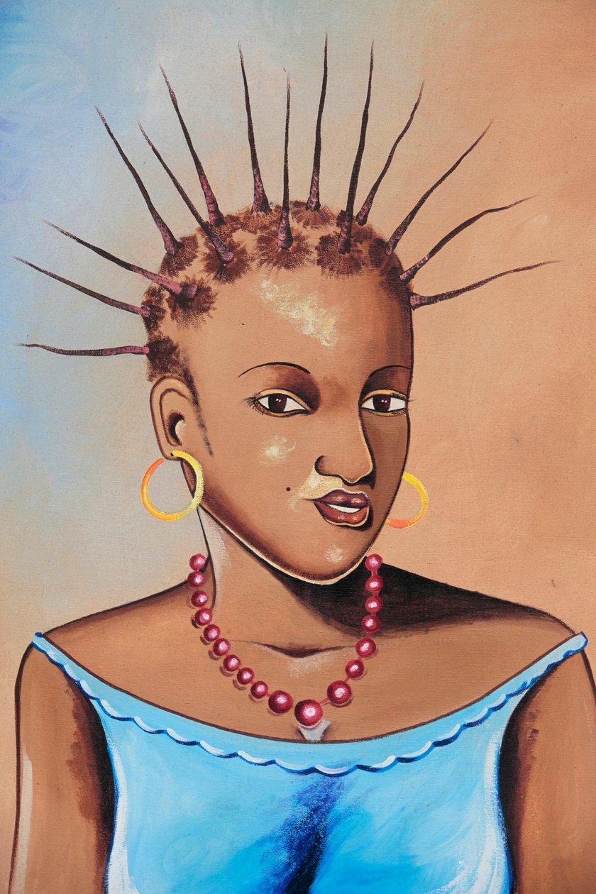 Africké malířství, Ouidah, Benin od Unbekannt