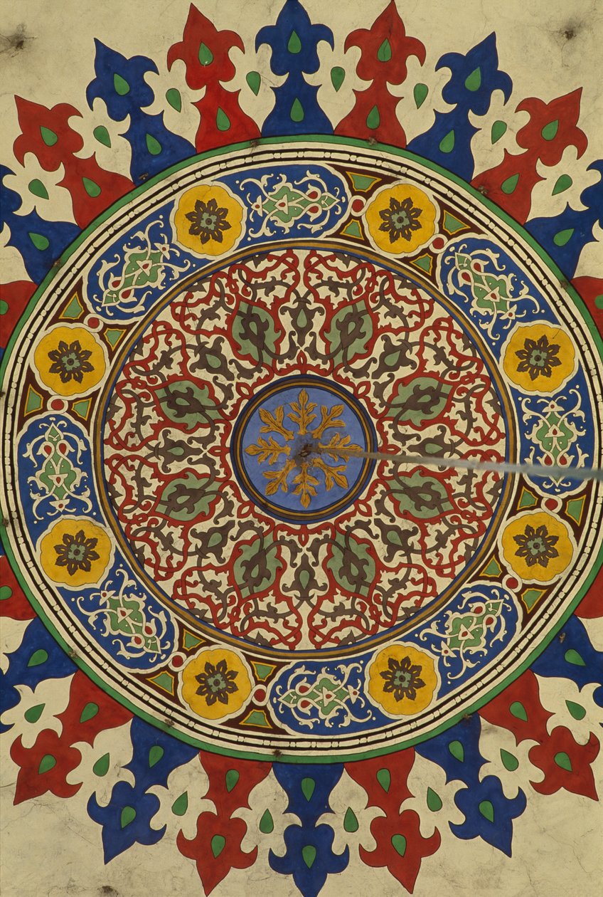Madrasa Al-Adiliyah, kupole, výzdoba (foto) od Hippolyte Lalaise Devéria