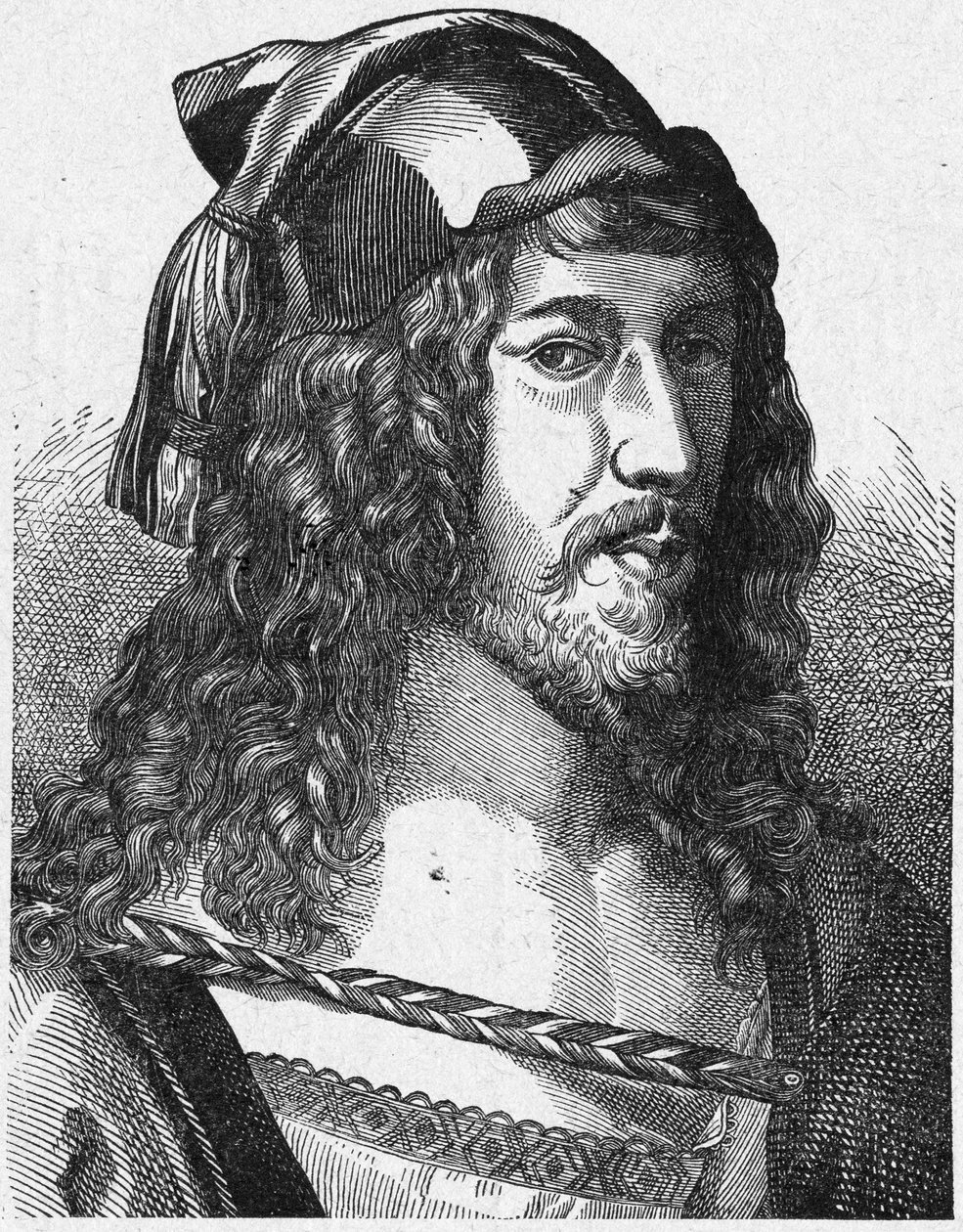 Albrecht Durer, podle autoportrétu od Unbekannter Künstler