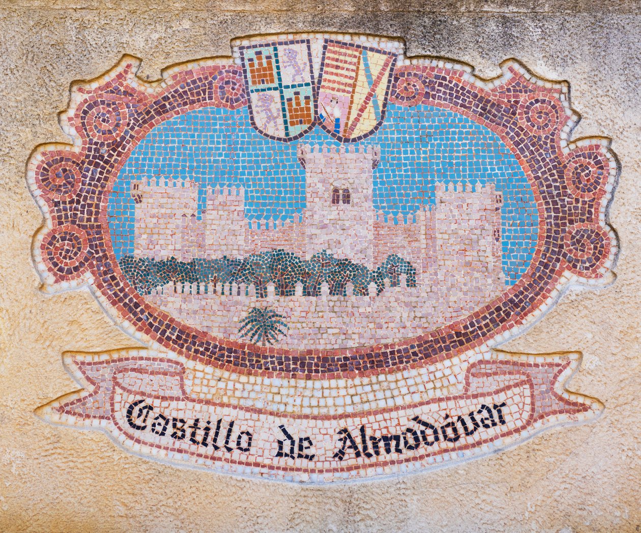 Almodovar del Rio, provincie Cordoba, Španělsko. od Unbekannt