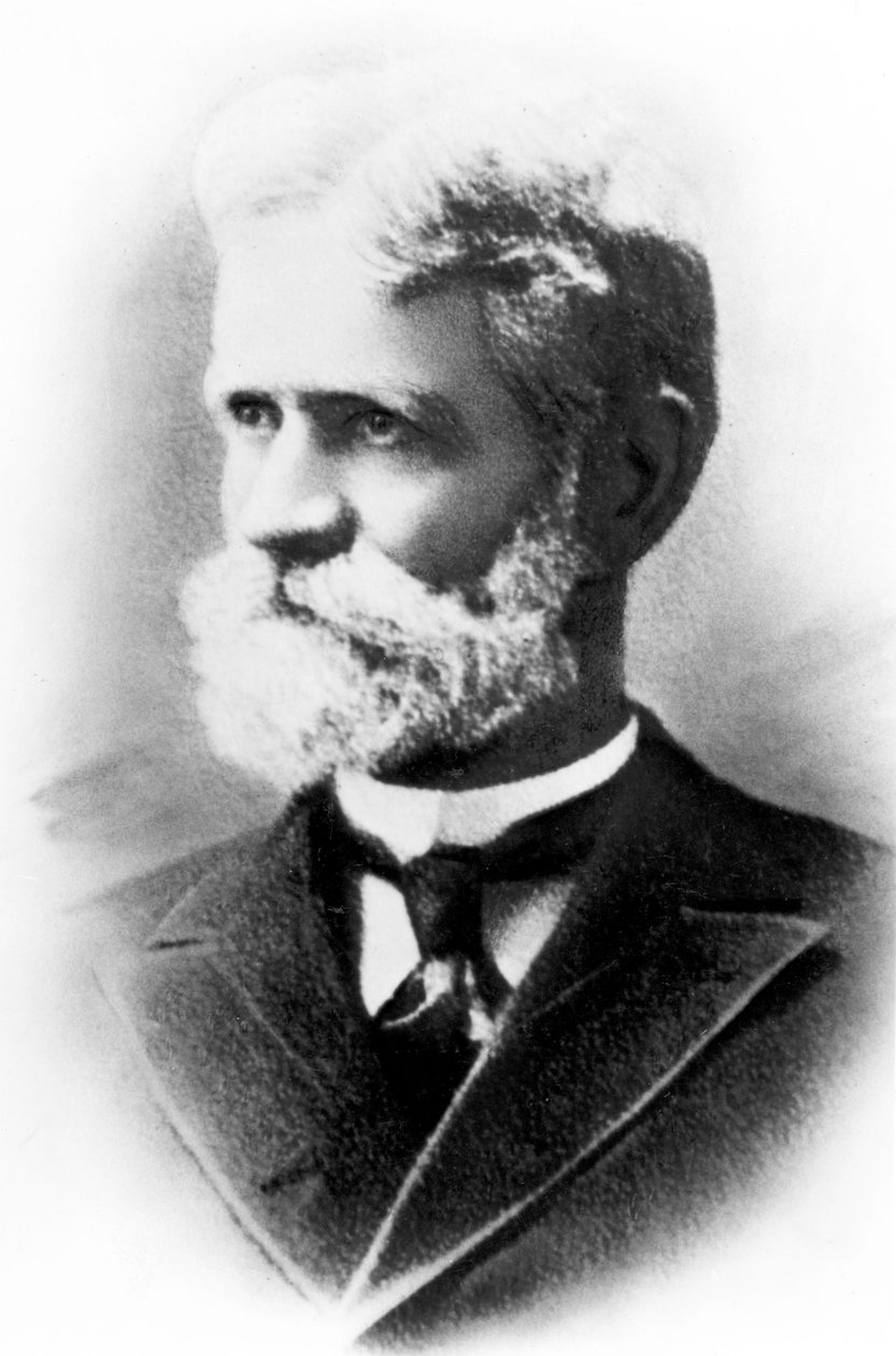 Almon Brown Strowger, americký vynálezce telekomunikací, c 1885 od Unbekannt