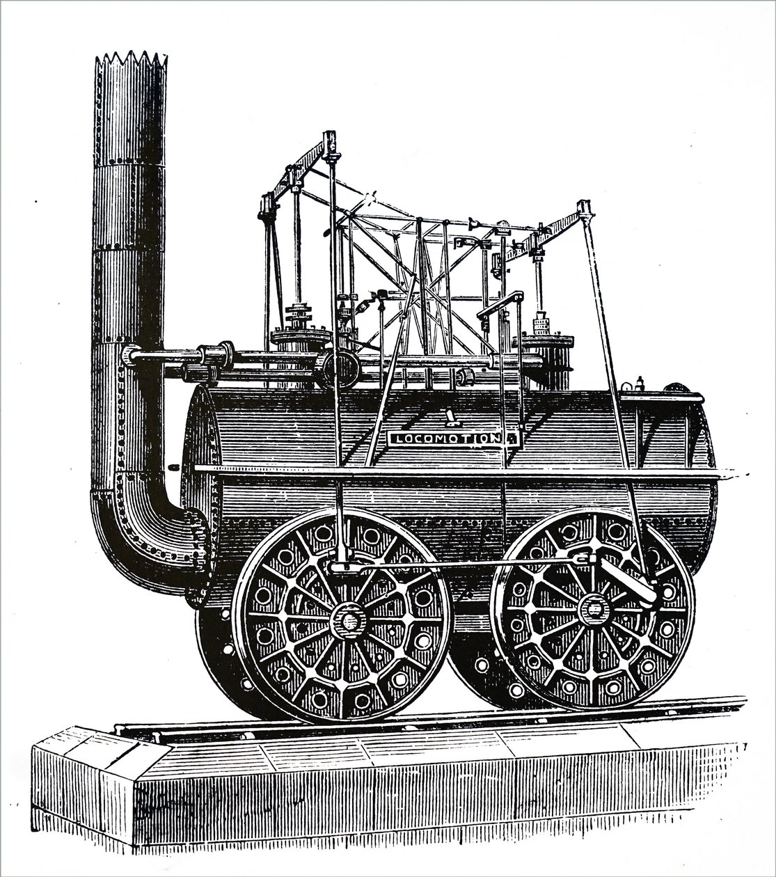 Motorová lokomotiva, kterou jsem postavil George Stephenson od Unbekannt