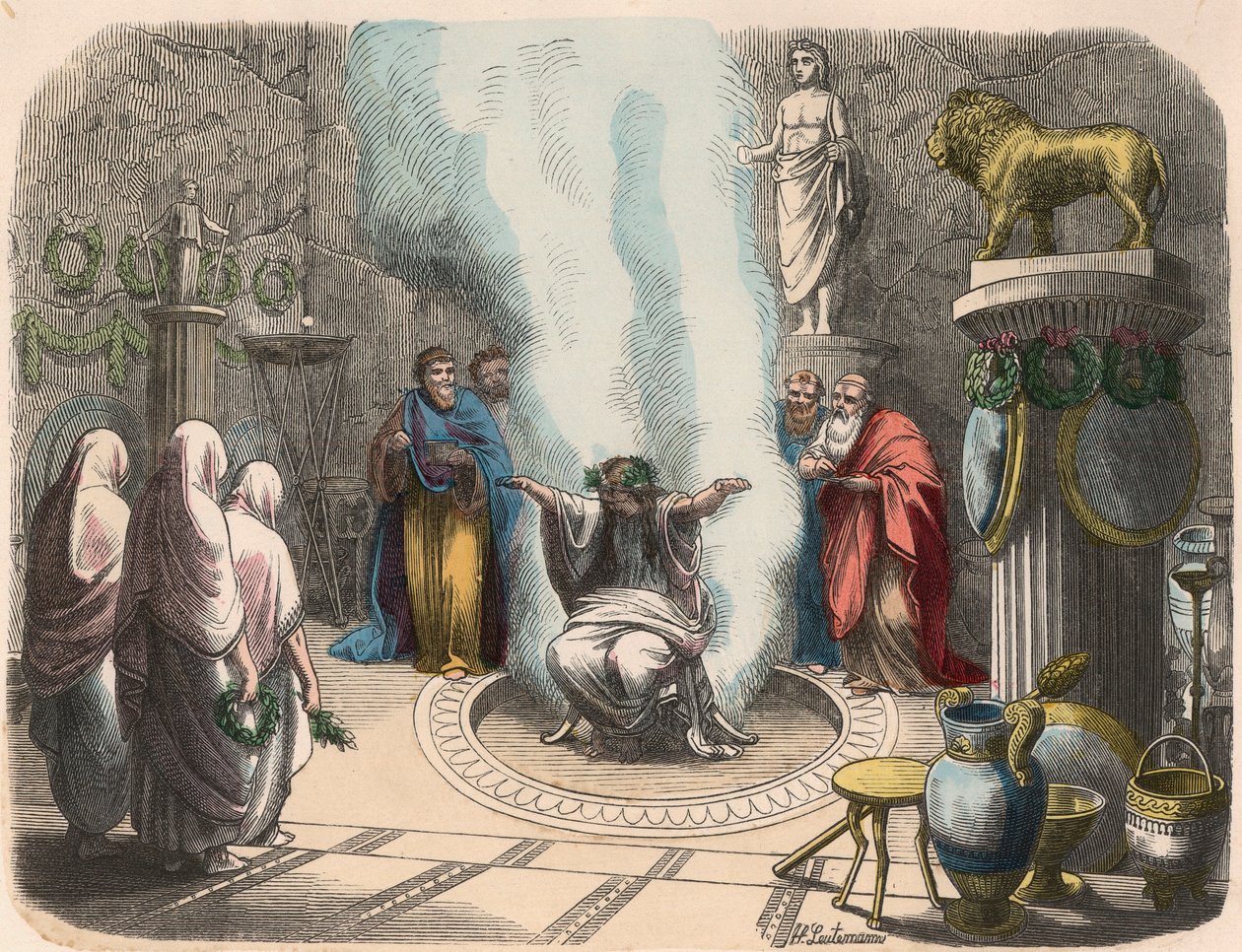 Starověké Řecko: Shrine to Apollo: The Oracle at Delphi od Unbekannt