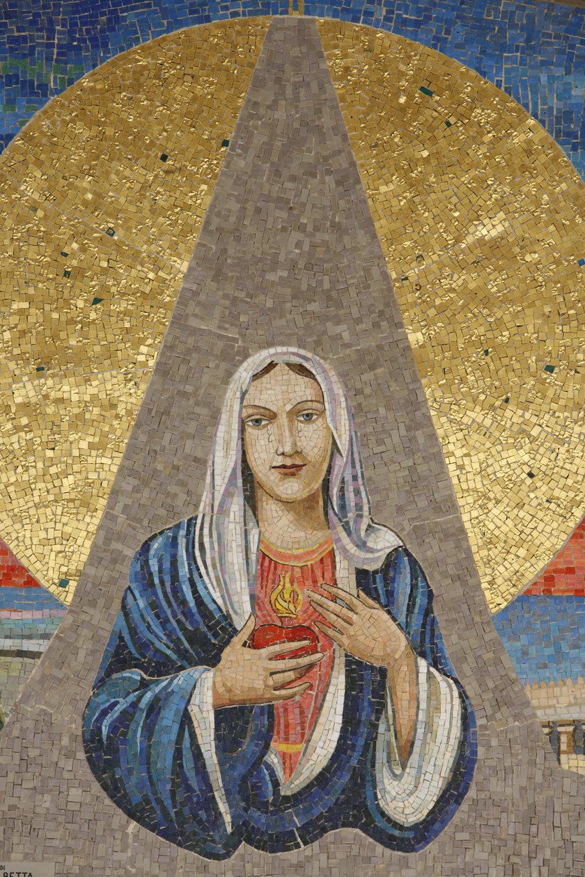 Bazilika Zvěstování: Italská Panna (Naší Paní Slza ze Syrakus), Nazaret, Izrael od Unbekannt