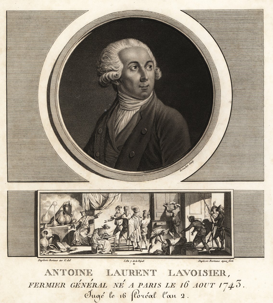 Antoine Laurent Lavoisier, francouzský šlechtic a chemik od Unbekannt