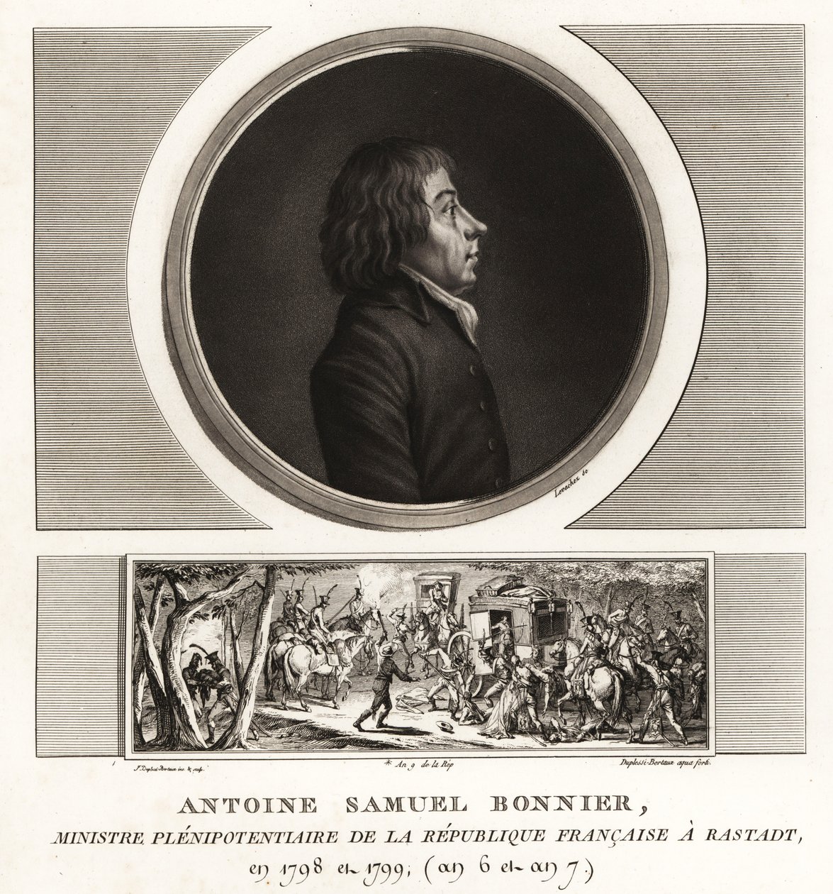 Antoine Samuel Bonnier, zplnomocněný ministr Francouzské republiky od Unbekannt