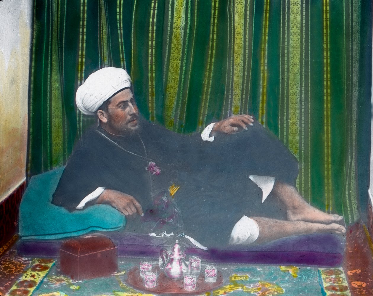 Arab s čajem od Unbekannter Künstler