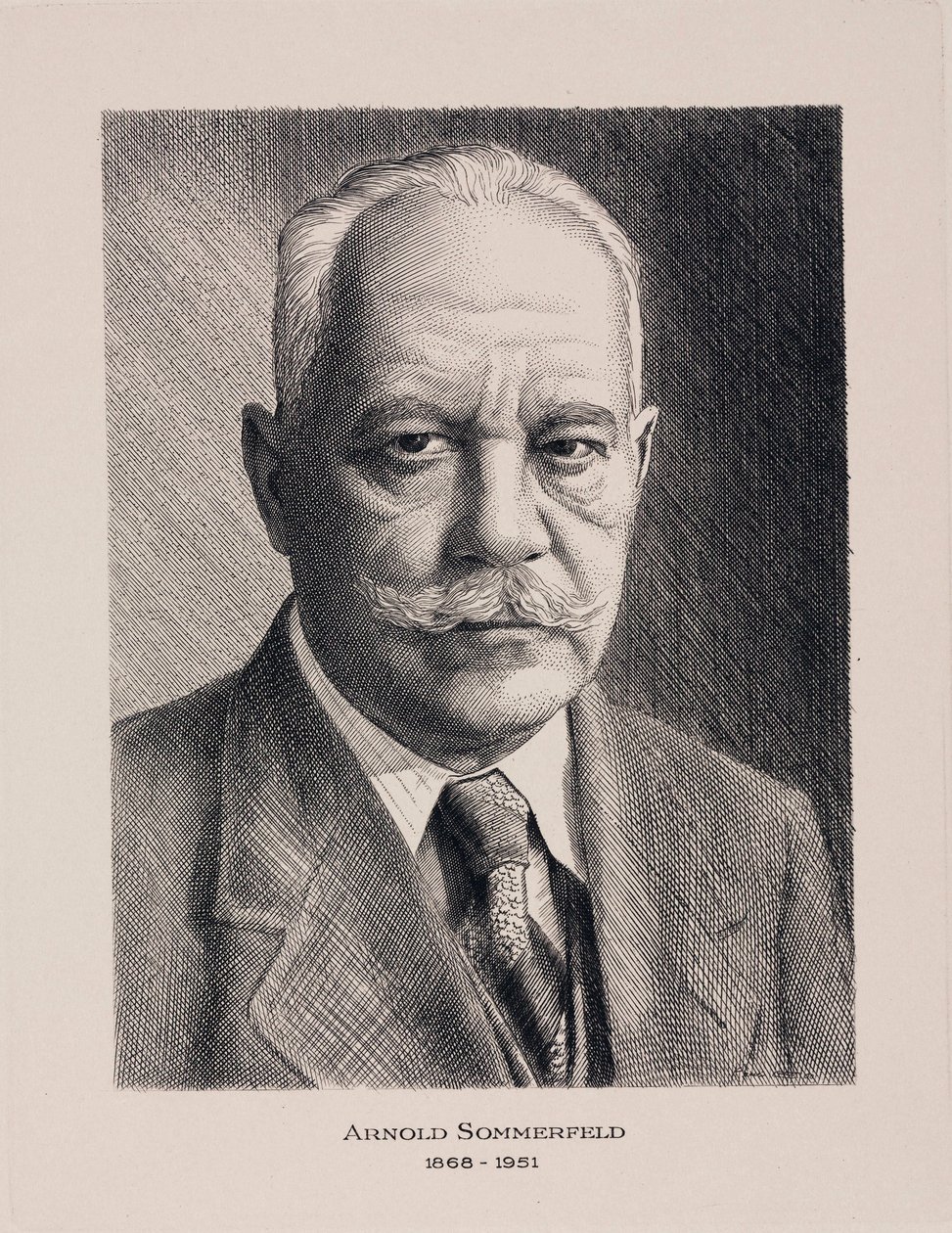 Arnold Sommerfeld, německý fyzik, c1930 od Unbekannt