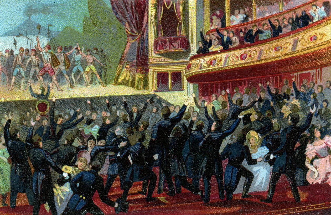 Belgická revoluce v roce 1830 (ilustrační foto) od Unbekannter Künstler