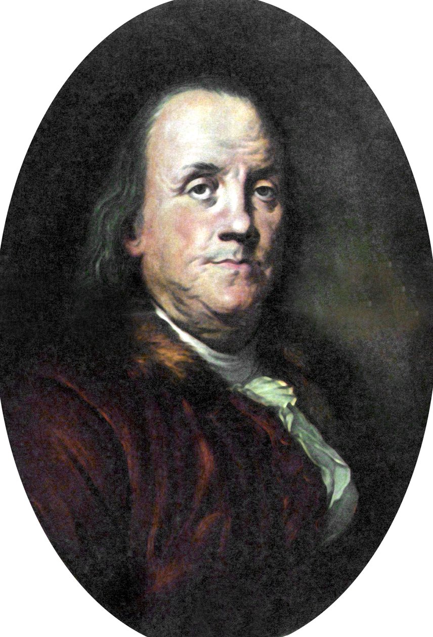 Benjamin Franklin od Unbekannter Künstler