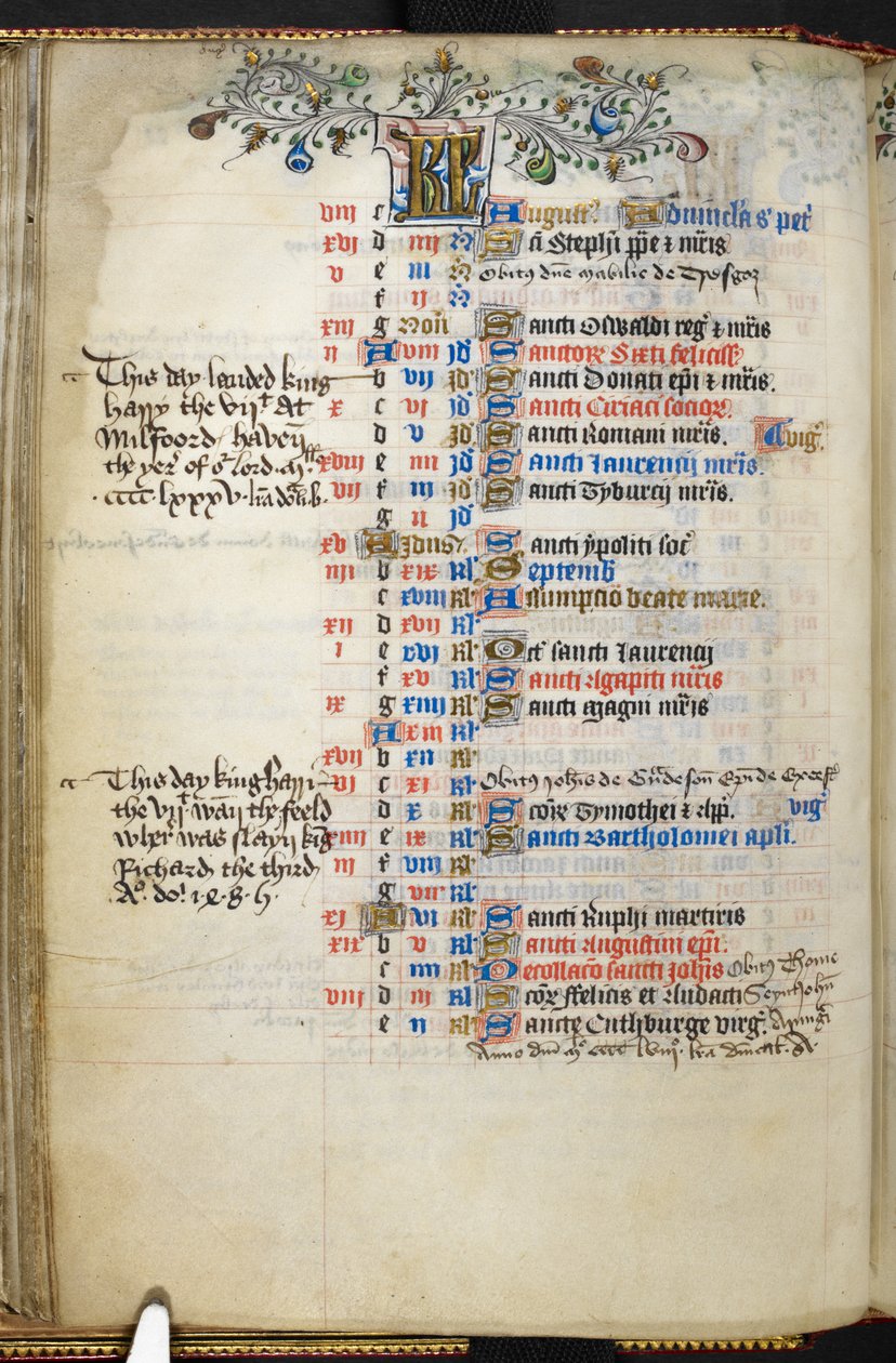 Kniha hodin („Beaufort/Beauchamp Hours“) od Unbekannter Künstler