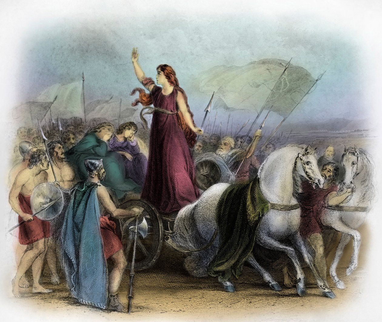 Boudica / Boadicea od Unbekannter Künstler