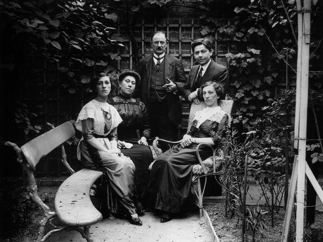 Rodina Bourgeois před rokem 1914 od Unbekannter Künstler