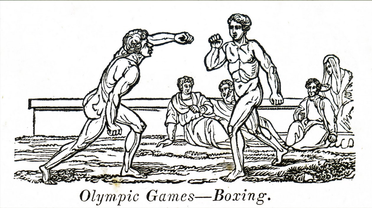 Boxeři na starověkých olympijských hrách od Unbekannt
