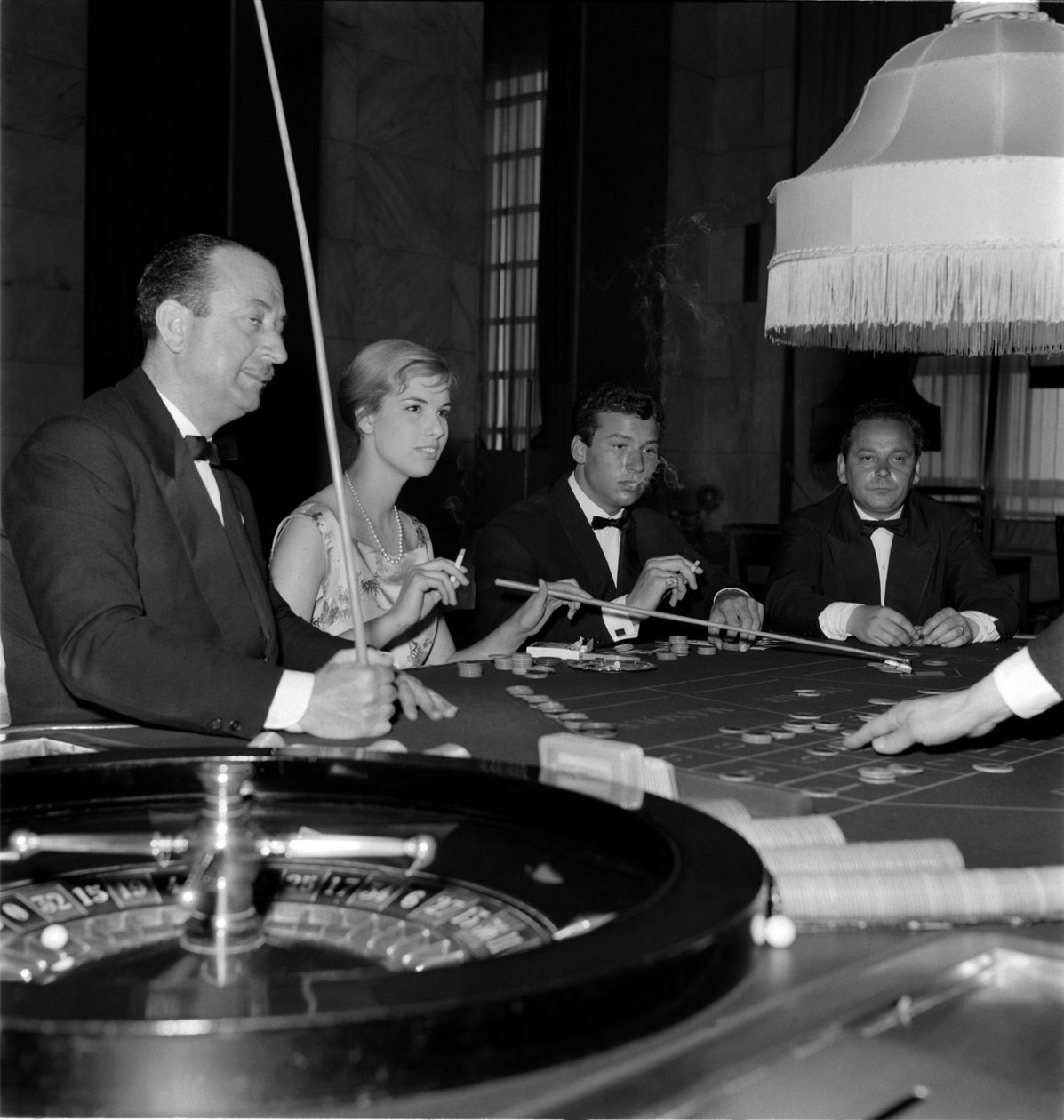 CASINO of Benátky, stůl rulety, LIDO DI VENEZIA - roky 1960 od Unbekannt