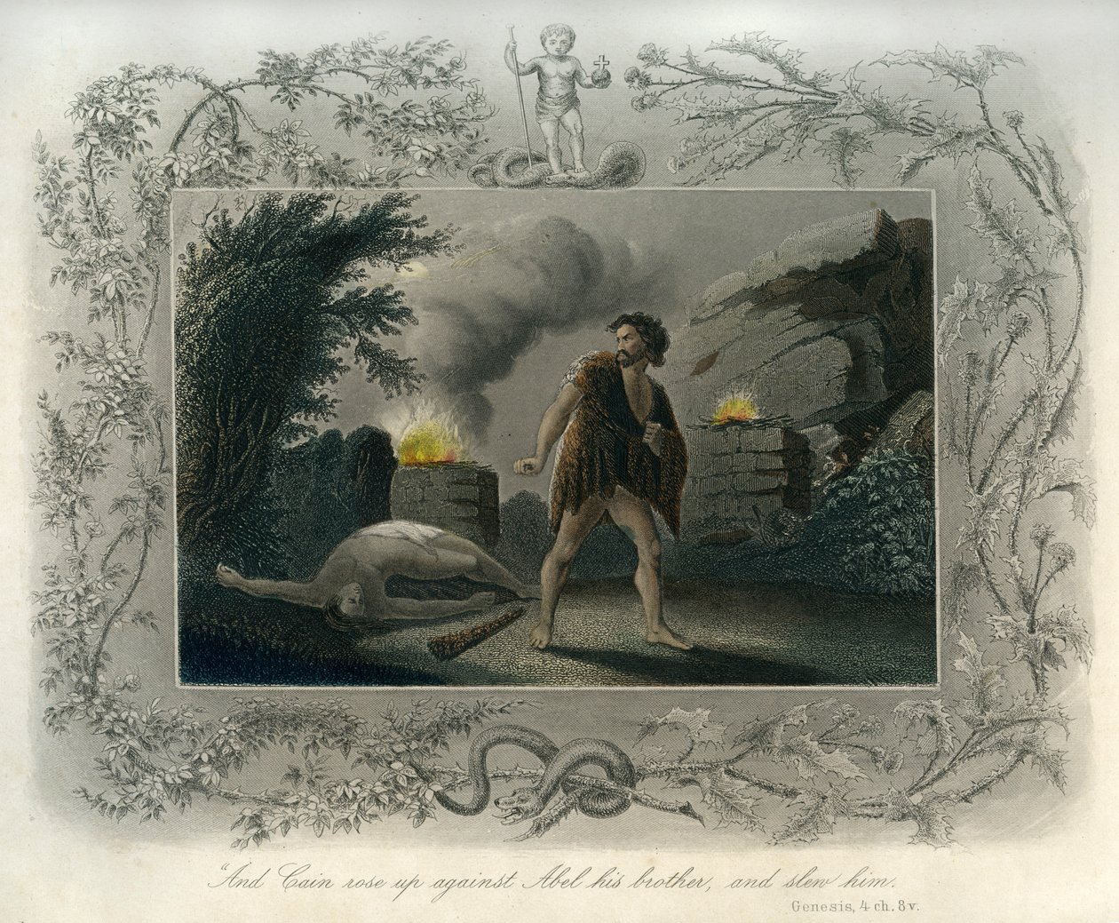 Kain a Ábel - Bible od Unbekannter Künstler