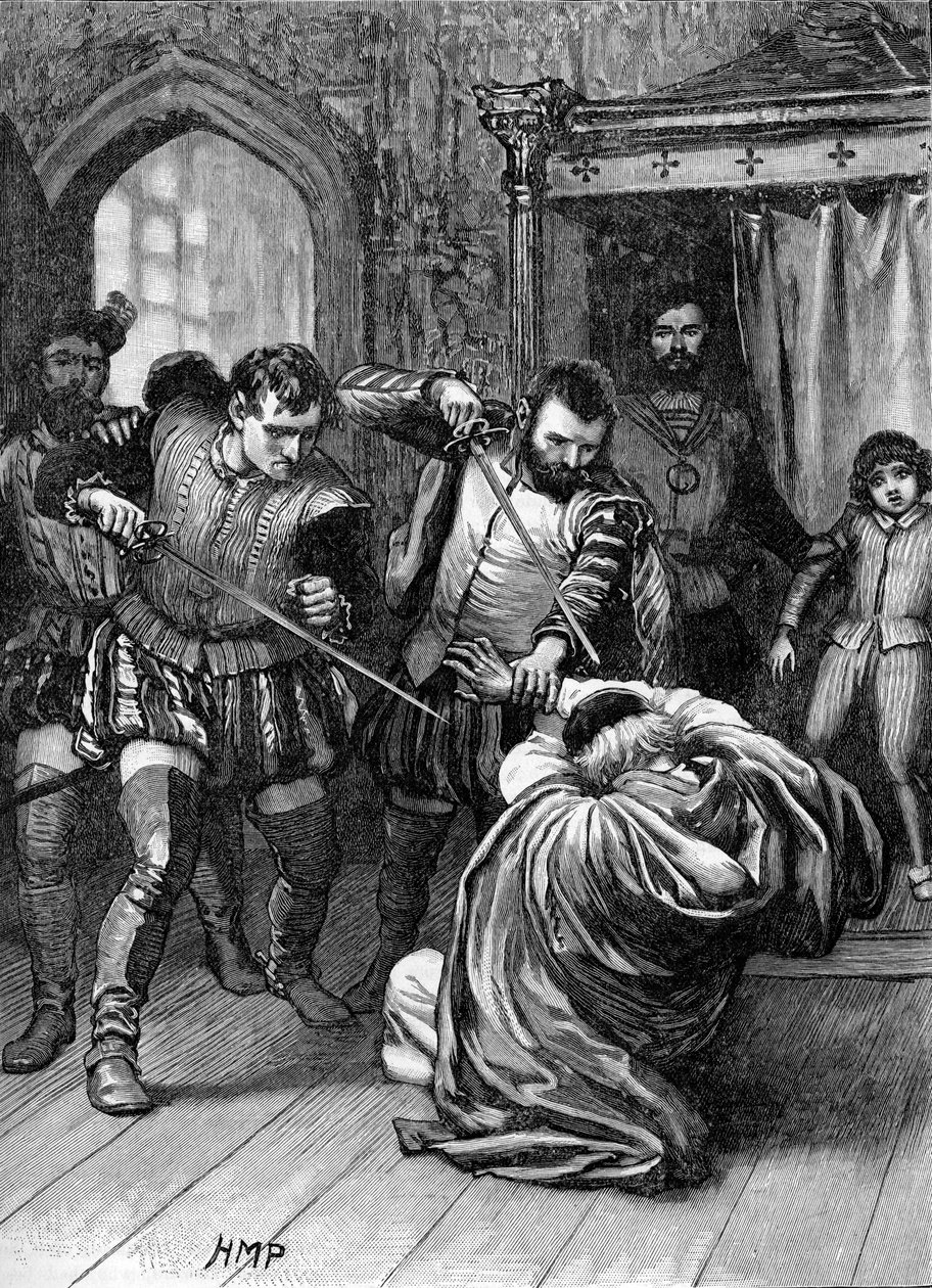 Kardinál Beaton je zavražděn, 29. května 1546 od Unbekannter Künstler