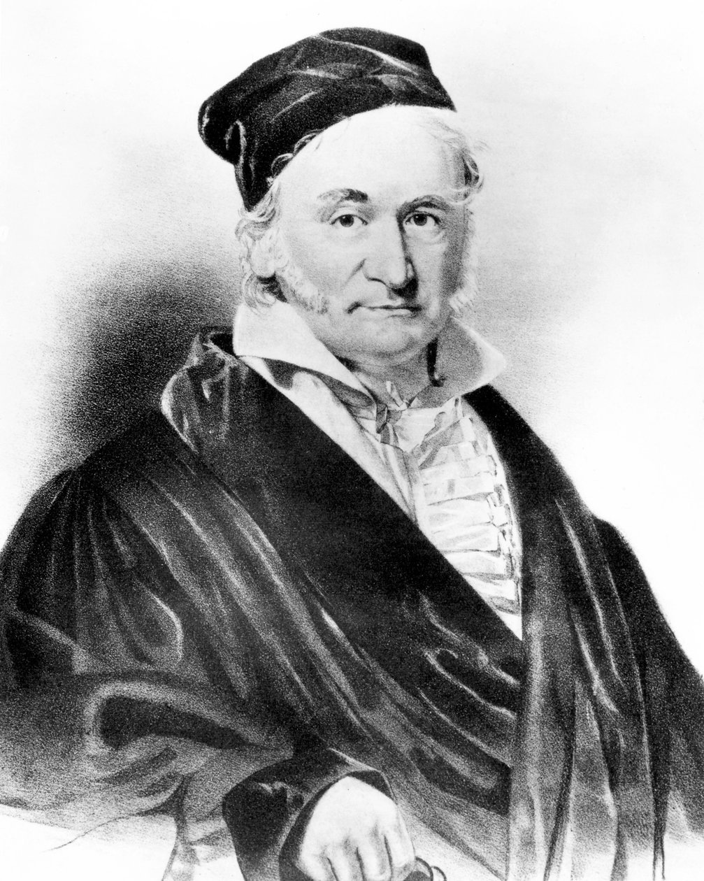 Carl Friedrich Gauss, německý matematik, polovina 19. století od Unbekannt