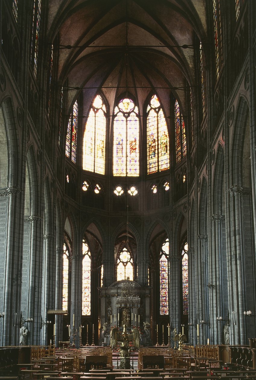 Centrální loď v katedrále Panny Marie Tournai (foto) od Unbekannter Künstler