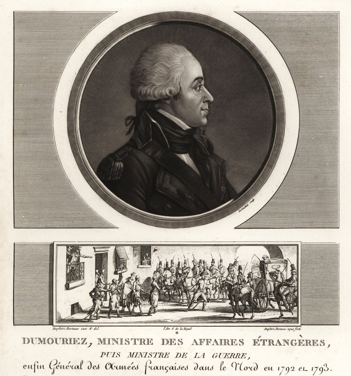 Charles-Francois du Perier Dumouriez , francouzský generál během francouzských revolučních válek od Unbekannt