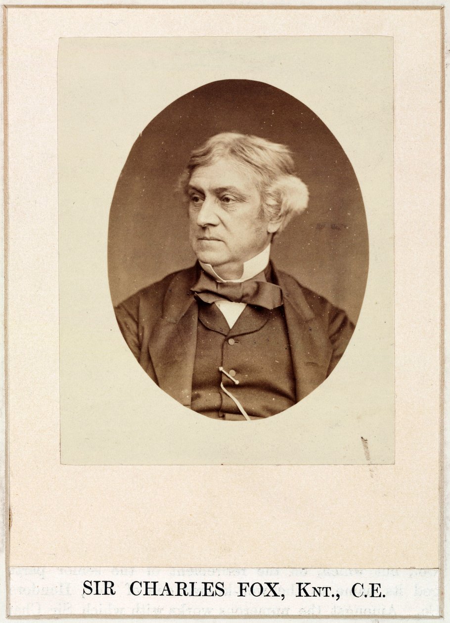 Charles Fox, inženýr, c 1860s od Unbekannt
