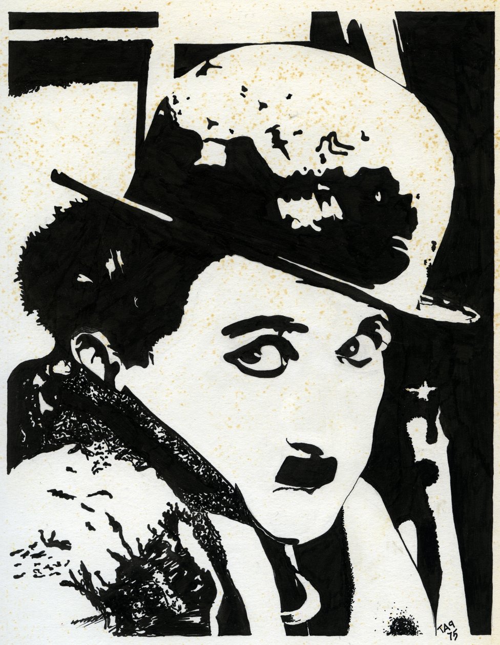 Charlie Chaplin od Unbekannter Künstler